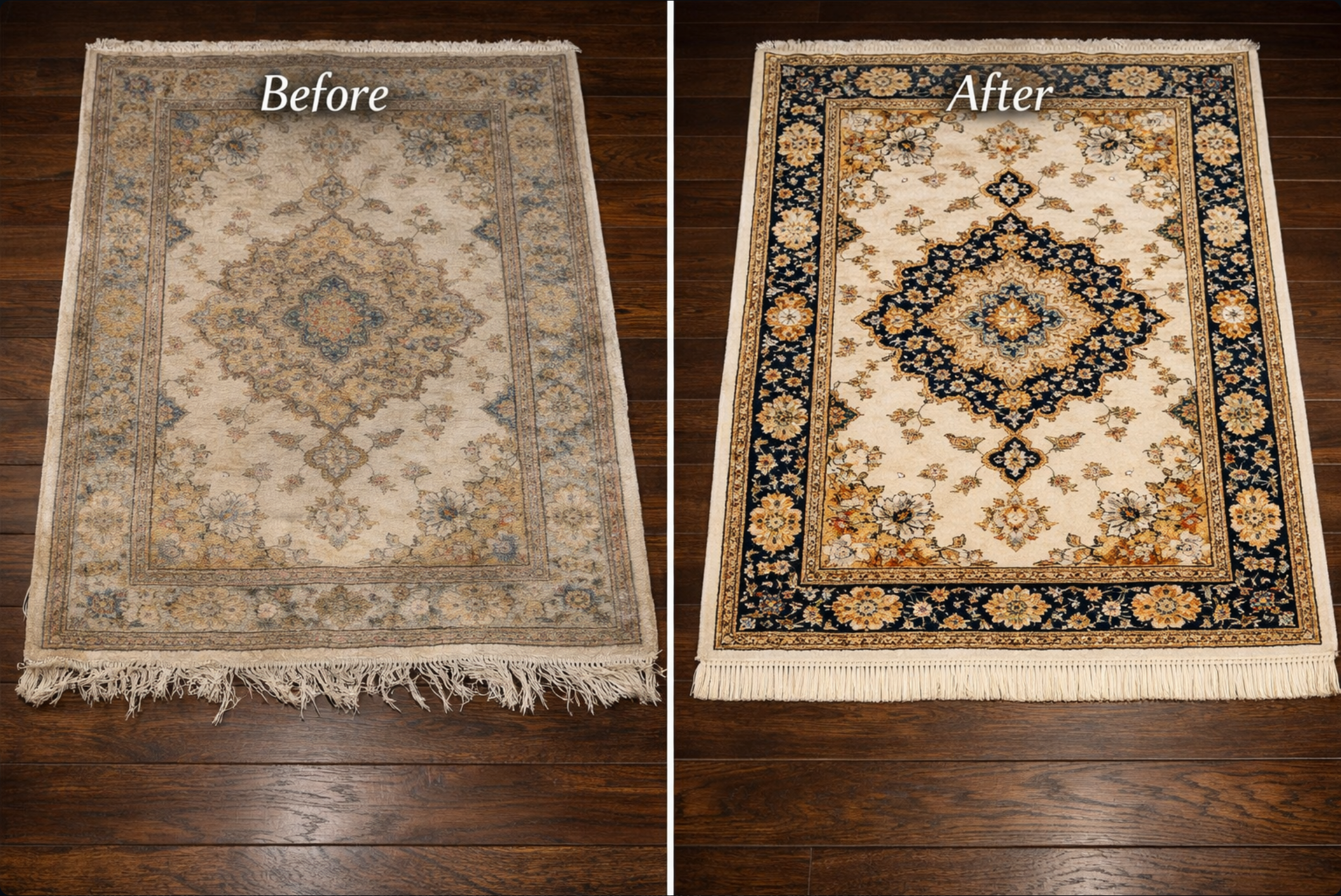 Deep Clean & Color Revival — Classic Tabriz